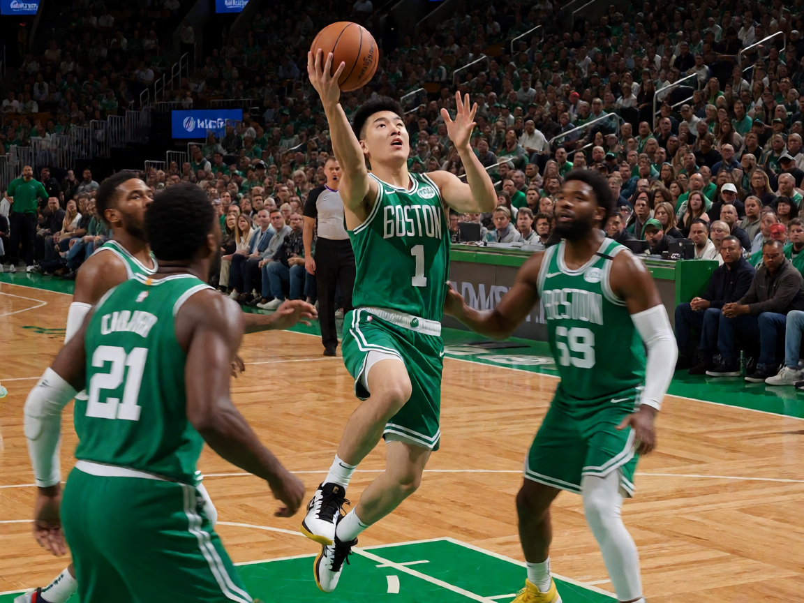 NBA篮球比赛现场 - 球星激烈对抗画面